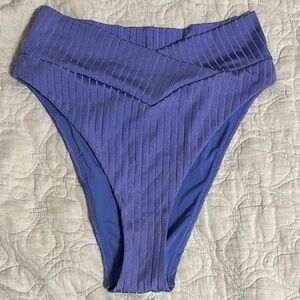 Aerie Ribbed High-Waisted Bikini Bottoms